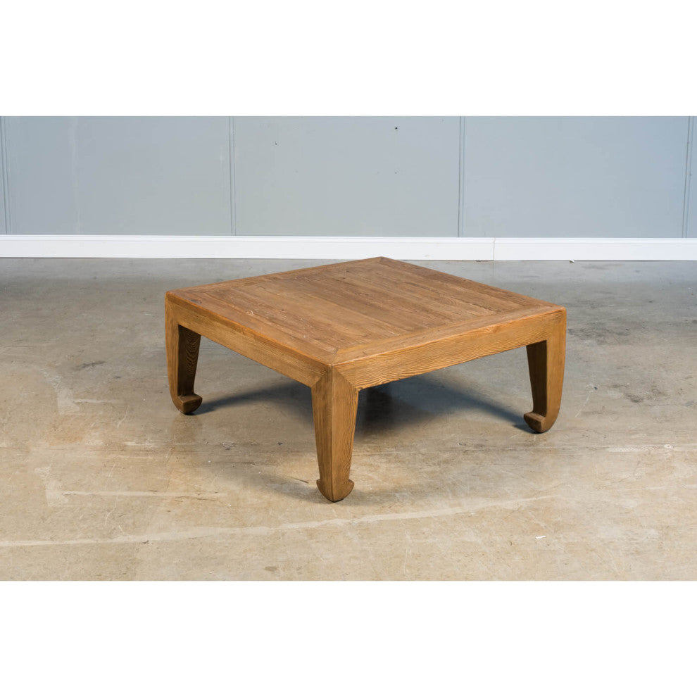 Modern Asian-Style Square Coffee Table