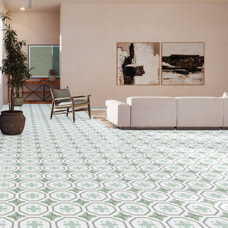 Prisma Olive Porcelain Floor and Wall Tile
