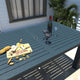 Rectangular 42x72 Table, Weathered Acorn, Federal Blue