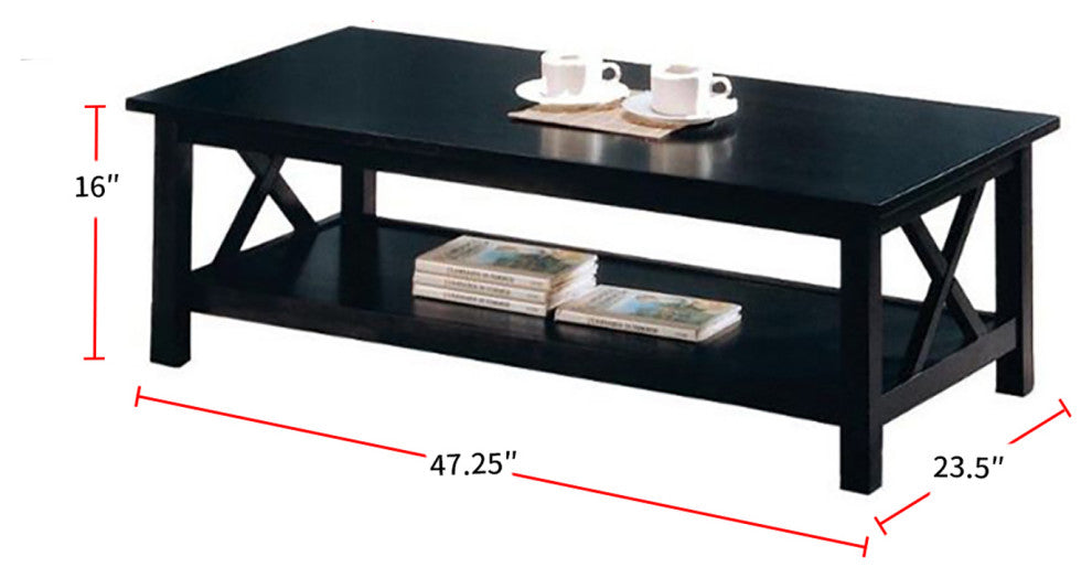 3 Piece Occasional Table Set, Dark Merlot