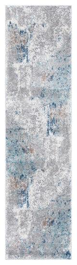 Safavieh Aston ASN708F Rug, Grey/Blue, 2' X 8'
