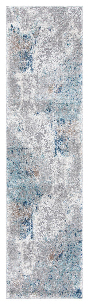 Safavieh Aston ASN708F Rug, Grey/Blue, 2' X 8'