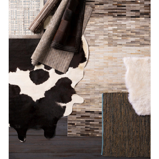 Surya Outback OUT-1003 5'x8' Rug, Ivory/Taupe/Dark Brown