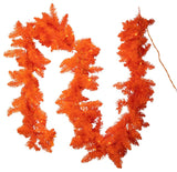 Kurt Adler 9 Foot Pre-Lit Orange Garland
