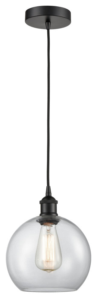 Innovations 616-1P-BK-G122-8-LED 1-Light Mini Pendant, Matte Black