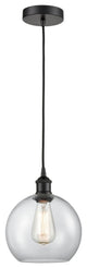 Innovations 616-1P-BK-G122-8-LED 1-Light Mini Pendant, Matte Black
