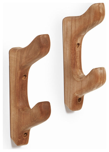 Teak Towel Hooks 2 pcs