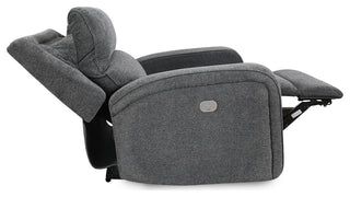 Polaris Slate Power Reclining Sofa and Two Recliners