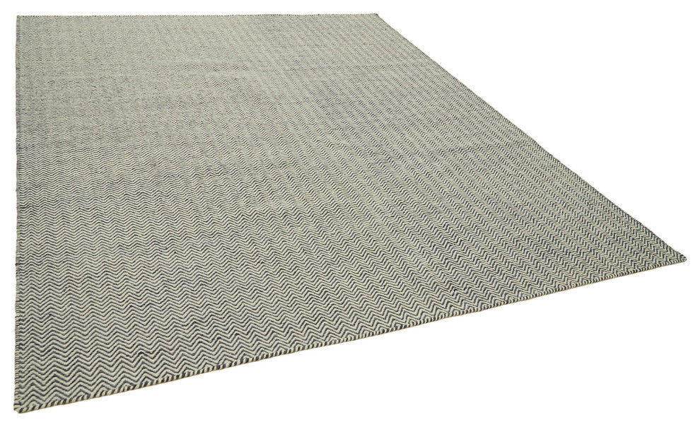 Rug N Carpet - Hand-knotted Modern Design 8' 1'' x 10' 0'' Flatweave Kilim Rug