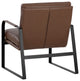 Sterling Lounge Chair Missouri Mahogany Leather
