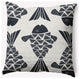 18x18" Big Fish Nautical Decorative Indoor Pillow, Shark Blue