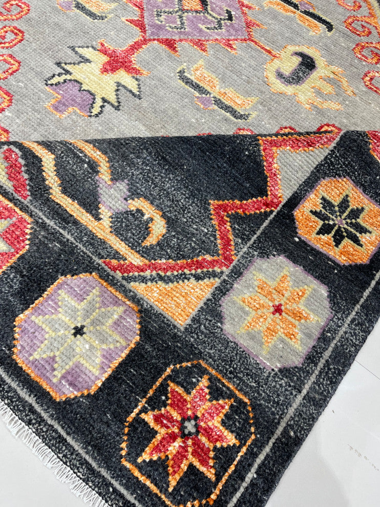 Charcoal Oriental Classic Heriz Serapi Area Rug