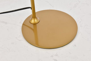 Lena 1-Light Brass Table Lamp