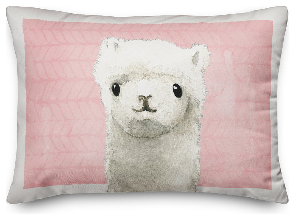 Llama Love 14x20 Lumbar Pillow