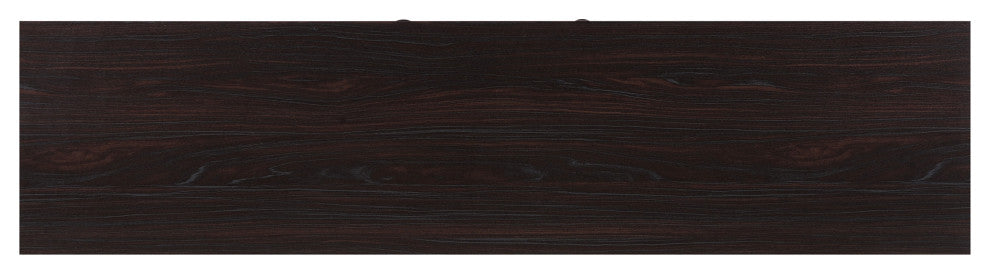 GDF Studio Celia Mid Century Modern Finished Fiberboard Entertainment Unit, Wenge