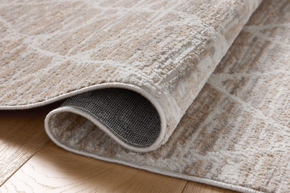 Loloi Townes Pebble / Beige 2'-7" x 7'-6" Runner Rug