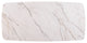 Niya Dining Table, White, Brushed Gold Base