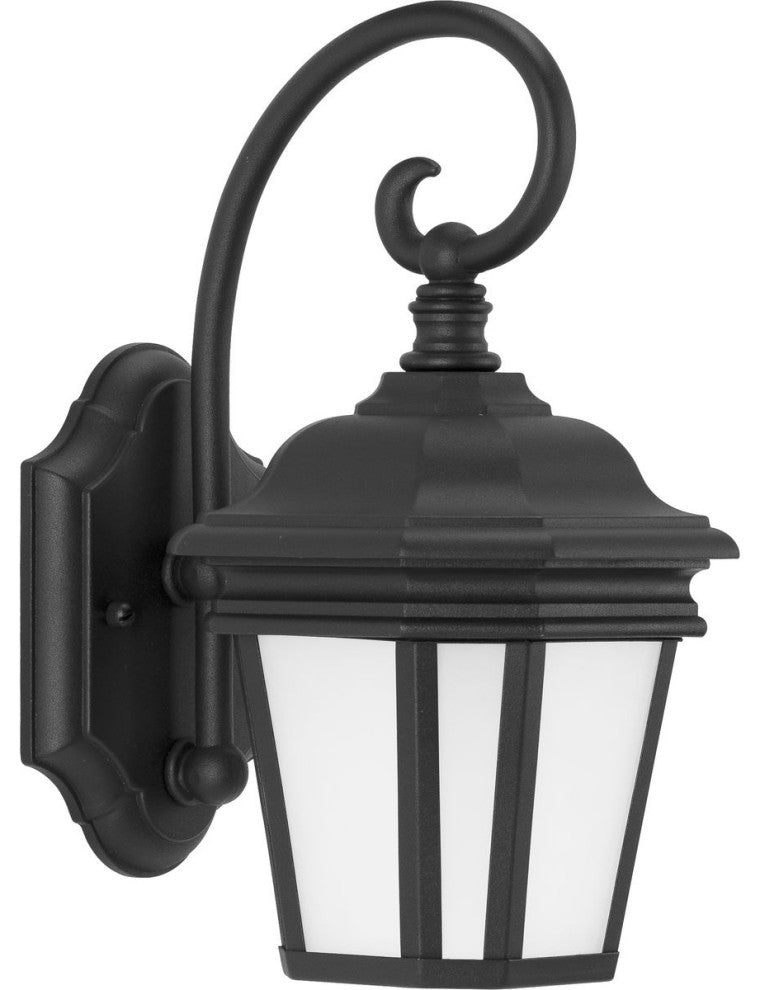 Crawford Collection Black 1-Light Small Wall Lantern