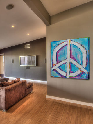 "Bright Peace" Painting Print on Wrapped Canvas
