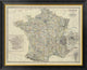 "France, 1861" Framed Canvas Giclee by Alexander Keith Johnston, 34x28"