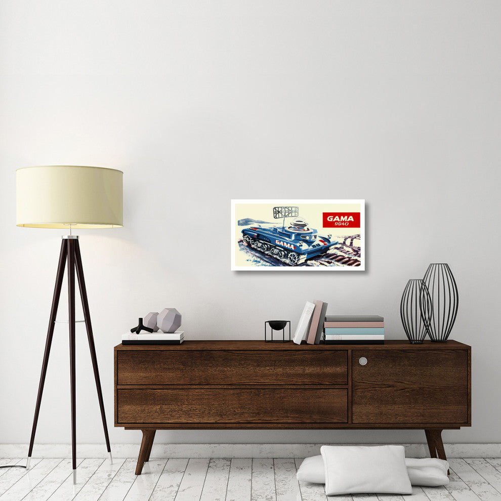 "Gama 9940 Space Tank" Digital Paper Print by Retrotrans, 32"x17"