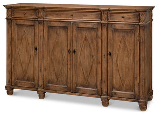 Diamond Wall Sideboard Brown With Drawers