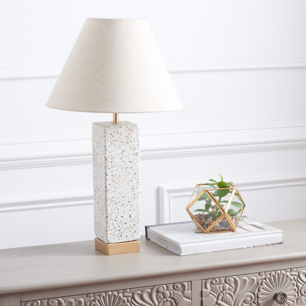 Safavieh Jannise Table Lamp Natural/Gold