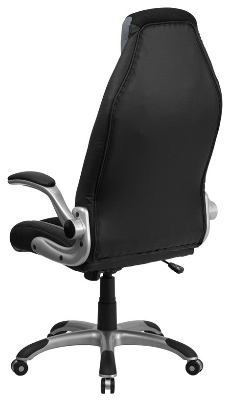 Black/Gray High Back Chair