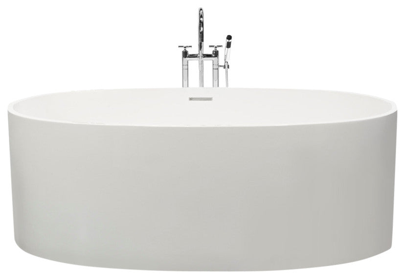 Be Bath 02 66x34x22, Matte, Polished Chrome Overflow, R