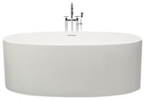 Be Bath 02 66x34x22, Matte, Polished Chrome Overflow, R