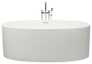 Be Bath 02 66x34x22, Matte, Polished Chrome Overflow, R