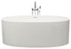 Be Bath 02 66x34x22, Matte, Polished Chrome Overflow, R