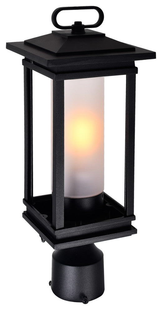CWI LIGHTING 0412PT7-1-101 Granville 1 Light Black Outdoor Lantern Head
