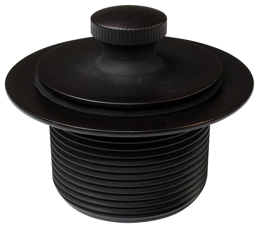 Twist and Close Sch. 40 ABS Bath Waste With 2-Hole Elbow, Oil Rubbed Bronze