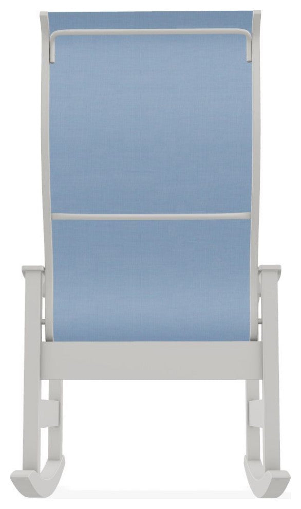 Leeward Sling Outdoor Supreme Rocker, Sky/Snow