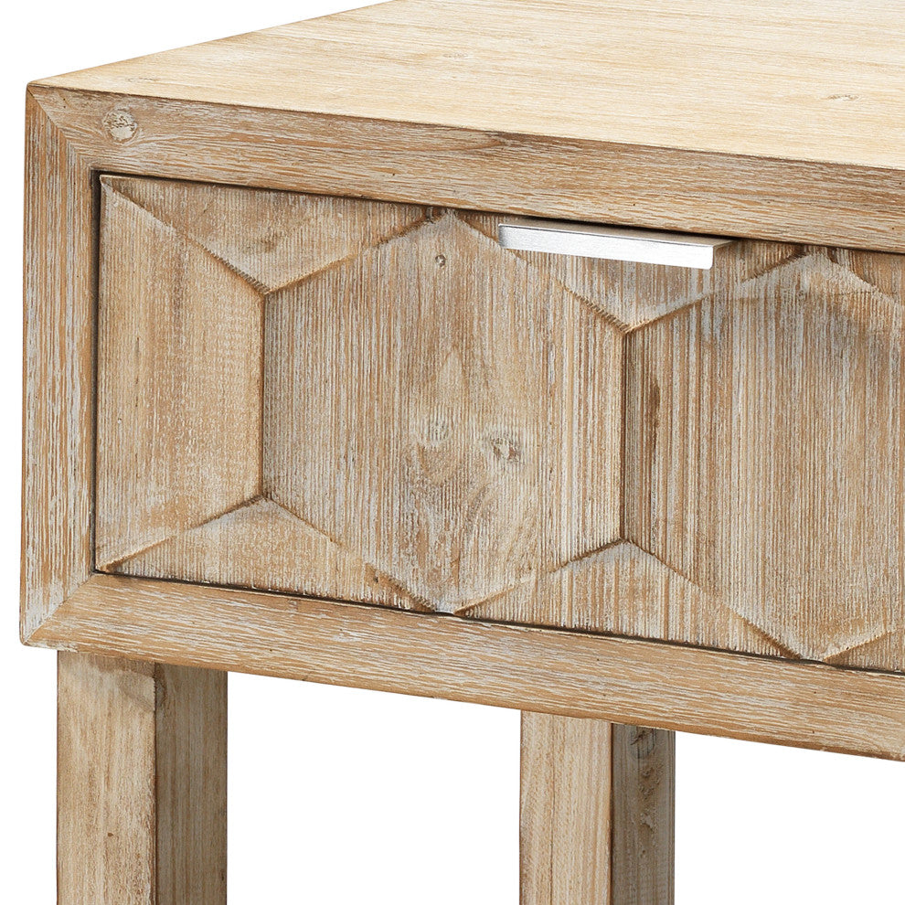 Juniper Two-Drawer Wood Console Table