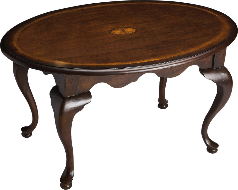 Butler Grace Plantation Cherry Oval Coffee Table