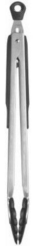 OXO GG 12" Tongs with Nylon Heads, Silver