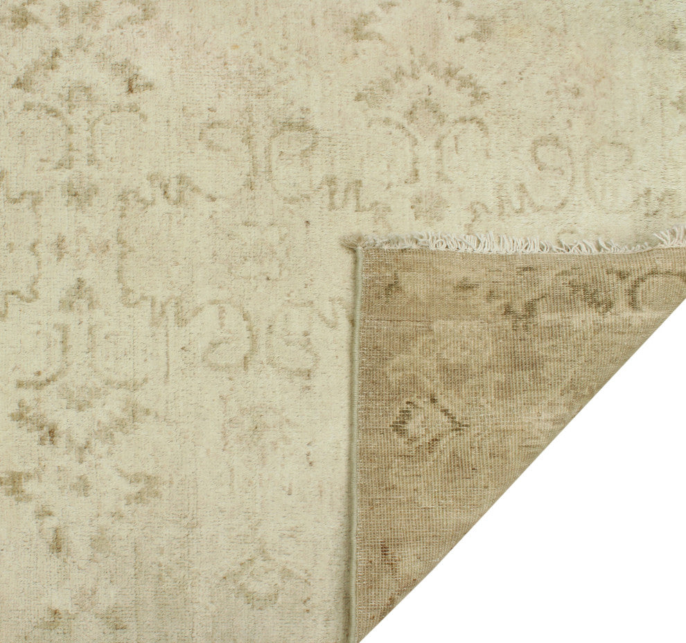 Yousafi Fine Chobi Feriha Beige Runner, 2'8x16'1