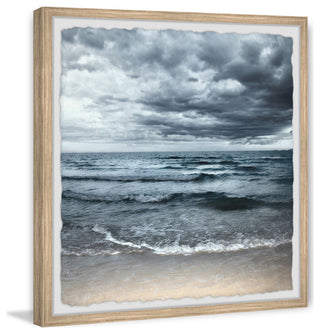 "Overcast Skies" Framed Painting Print, 12x12