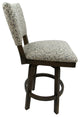 Counter Height Swivel Wood Bar Stool 26", Milan, Spring Mix