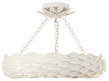 Crystorama Lighting Group 535_CEILING Broche 18"W 6 Light - Matte White