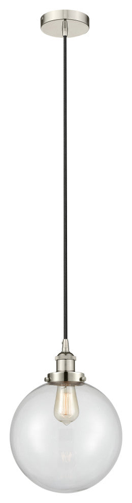 Innovations 616-1PH-PN-G202-10 1-Light Mini Pendant, Polished Nickel