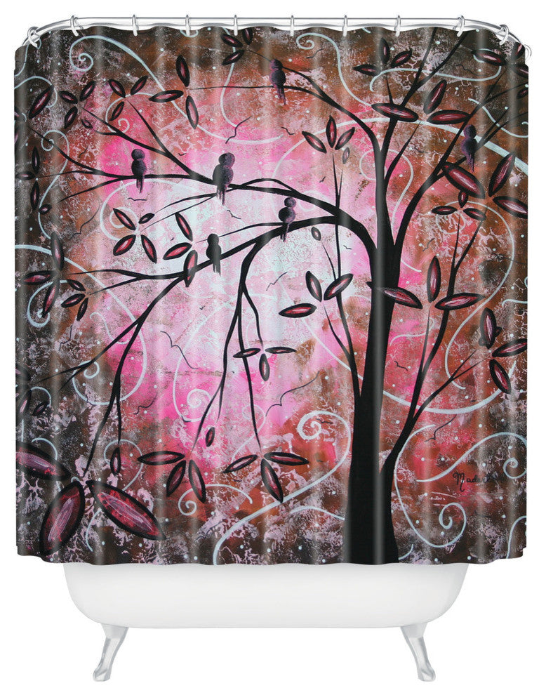 madart inc Cherry Blossoms Shower Curtain