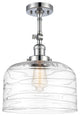 INNOVATIONS 201F-PC-G713-L 1-Light Semi-Flush Mount Polished Chrome