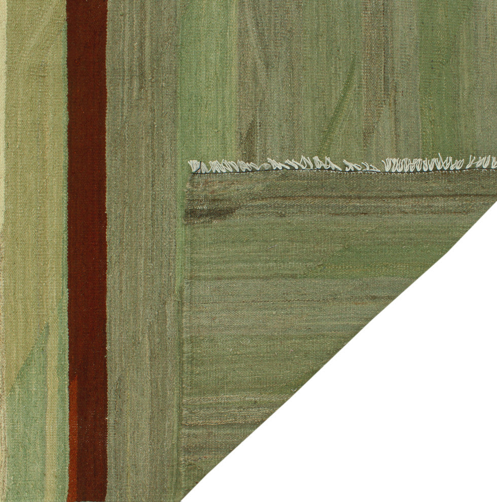 Winchester Kilim Aethelst Green Rug