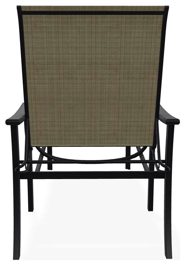St. Catherine Sling 4-Position Outdoor Chaise Lounge, Elevation Stone/Black