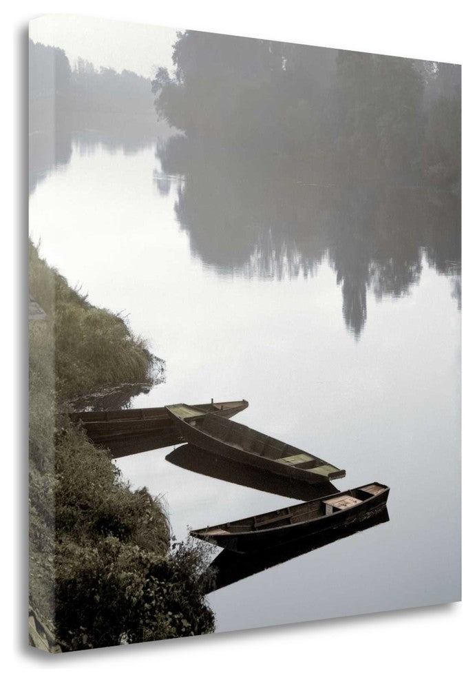 "French Boats - 2" By Alan Blaustein, Giclee Print on Gallery Wrap Canvas