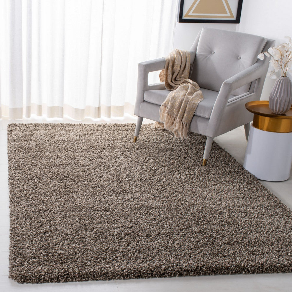 Safavieh Evolution Shag Area Rug, EVO520, Brown, 5'3"x7'6"