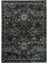 Oriental Weavers Sphinx Andorra 7124A Rug, Navy/Blue, 3'3"x5'2"